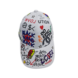 Comfortable Cotton Full-Print Street Baseball Cap