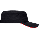 Classic Structured Flat-Top Military Cap