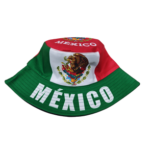 Full-Print Heat Transfer Mexican Pattern Bucket Hat
